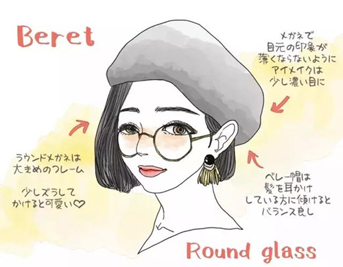接地氣的小仙女一定要看看！冬天佩戴上帽子和眼鏡