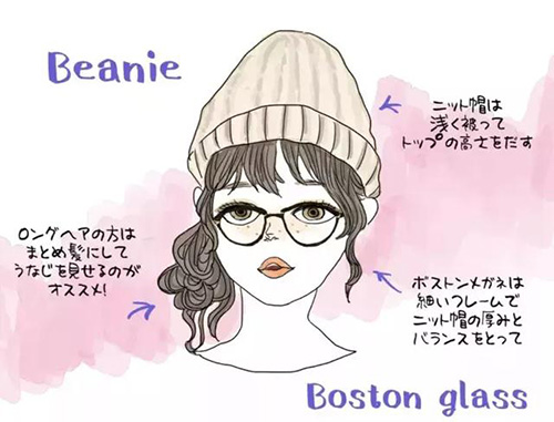 接地氣的小仙女一定要看看！冬天佩戴上帽子和眼鏡